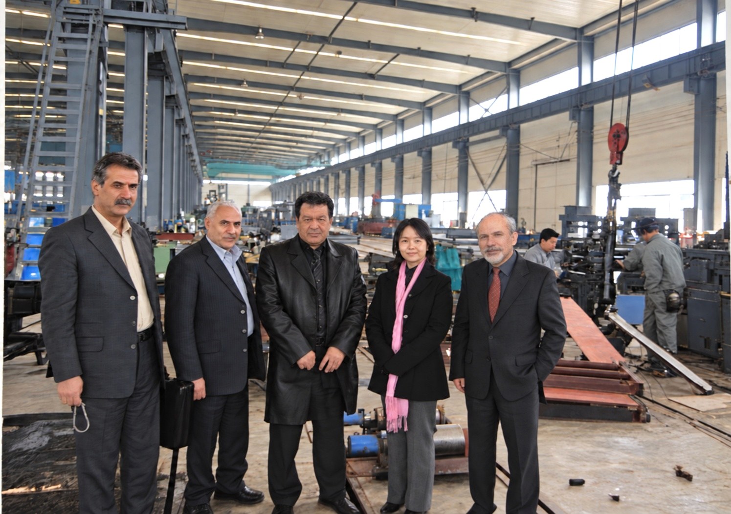 Iranian delegation at Dalian Field for supplier capability assessment